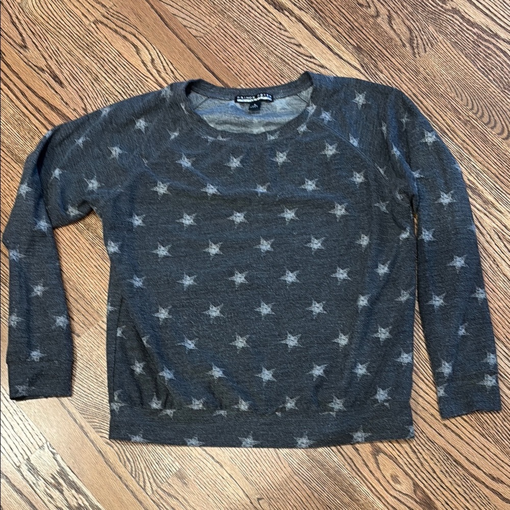 Prince Peter Gray Star Pattern long sleeve Shirt